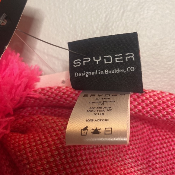 SPYDER - Women’s Scarf - Pink / Red / White - Size - OS - Picture 5 of 7